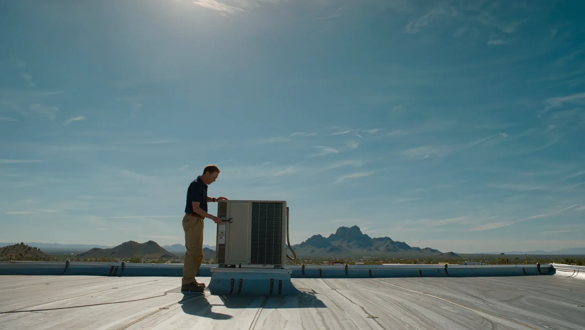 Rooftop package unit in Scottsdale